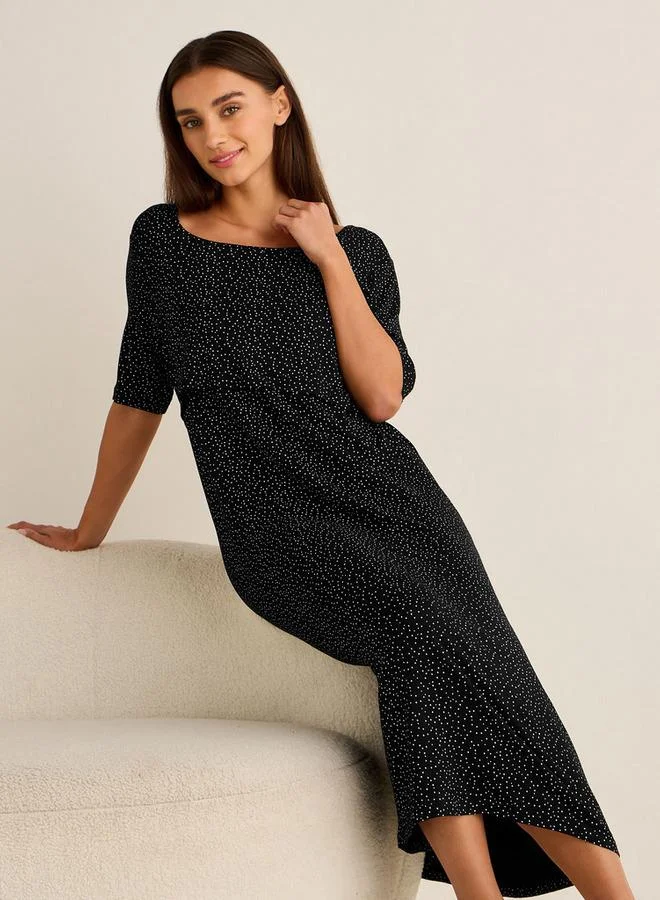 Splash FAV Maternity Night Dress with Print
